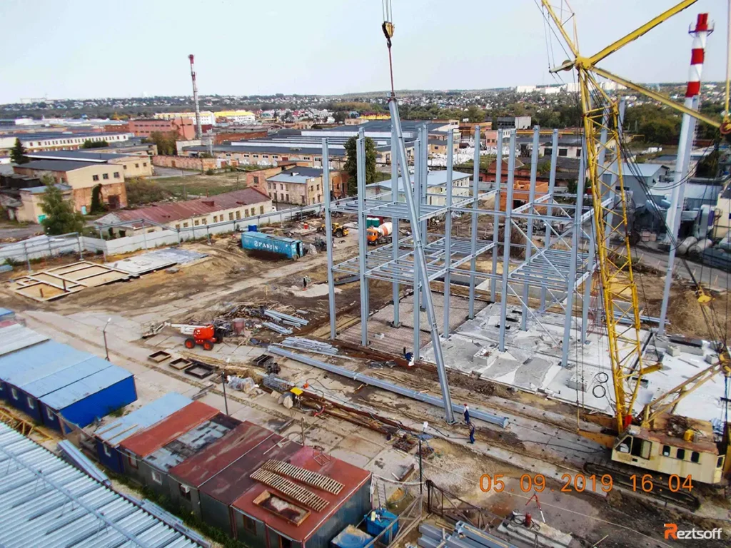Промышленный объект: монтаж и строительство